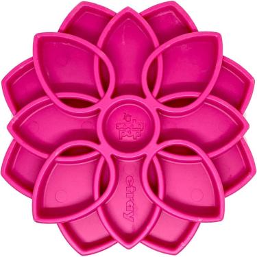 Imagem de Comedouro Lento Mandala eTray SodaPup Tigela de Enriquecimento Interativo Para Cachorro - Rosa