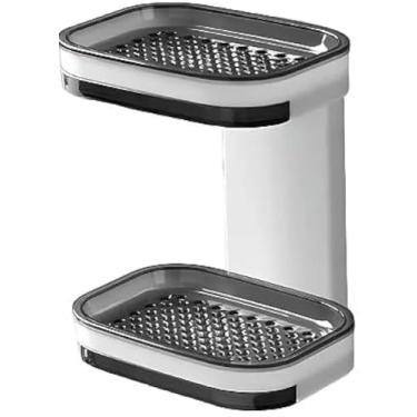 Imagem de Porta Sabonete Saboneteira Parede Dupla Adesivo Banheiro