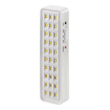 Imagem de Luminária De Emergência Portátil Recarregável Alto Brilho - 30Leds
