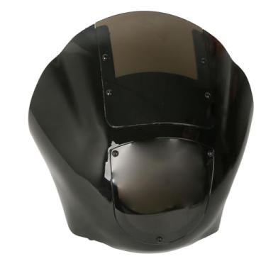 Imagem de Generic Kit De Para-Brisa Com Carenagem Frontal Removível Preta Para Harley Sportster Xl 883 Xl1200, Modelos 1988-2016 Dyna Low Rider Street Bob Wide Glide Fat 1995-2005 Fxdci Fxdl Efi Fxdli