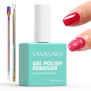 Imagem de Vananails Removedor De Esmalte Em Gel Vananails: Removedor Profissional De Esmalte Em Gel Com Empurrador De Cutícula E Raspador Que Remove Rapidamente O Esmalte Em Gel Em 3 A 5 Minutos, Sem A Necess