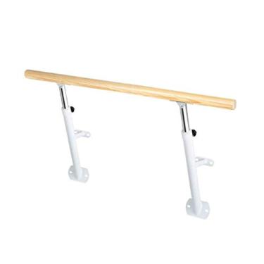 Imagem de CUTPOIY Barra de balé barra de balé montada na parede barra de balé levantável dança alongamento balé casa leg press bar crianças adultos disponíveis para exercícios de dança elástica e equilíbrio