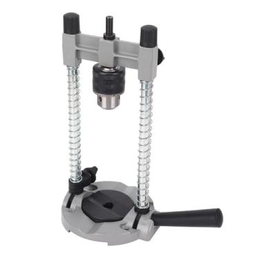 Imagem de Broca Ajustável Broca Portátil Prensa Fixação Suporte para Perfuração Reta e Angular Com 45-90 Graus Ângulo de Leitura e Centralização Canal para Madeira e Redonda