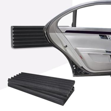 Imagem de Protetor de parede de garagem, pacote com 2 15,7 * 5,9 * 0,8 pol. Adesivo de parede de porta de carro forte autoadesivo resistente à água para-choques de garagem para estacionamento de carro, sem