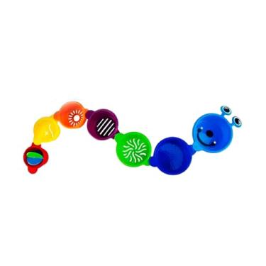 Imagem de Brinquedo Educativo Centopeia Colorida, 7 Copos de Empilhar, Brinquedo Infantil