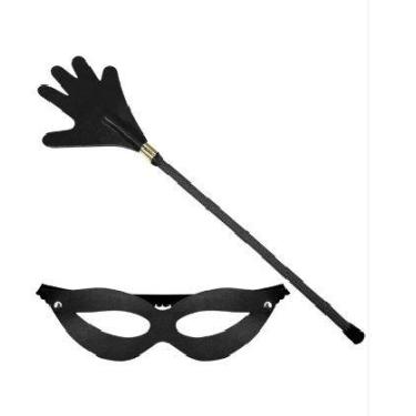 Imagem de DOMINATRIXXX - Mascara Fantasia Zorro Encaixe Perfeito com chibata - D