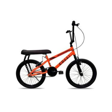 Imagem de Bicicleta Colli Montadinha Aro 20 Selim Mobik Bagageiro Cor Amarelo Ne