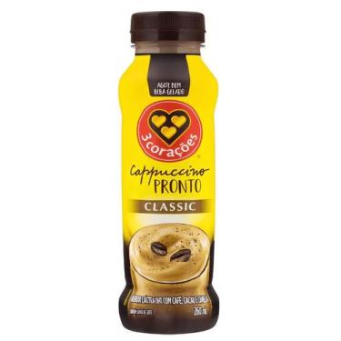 Imagem de Bebida Láctea de Cappuccino 3 Coração 260ml - 3 Corações