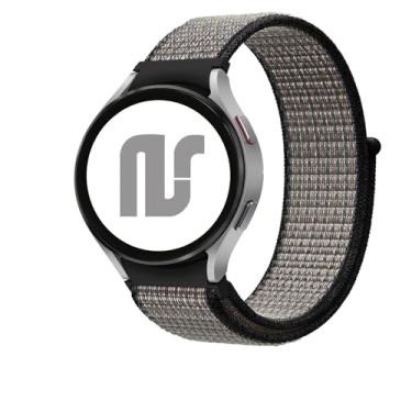 Imagem de Pulseira NSmart em nylon compativel com Galaxy Watch 6 - Galaxy Watch 6 Classic - Galaxy Watch 5 - Galaxy Watch 5 Pro - Galaxy Watch 4 Classic (Único, Preta Royal Pulse)