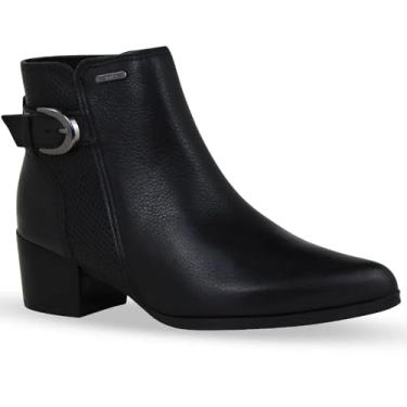 Imagem de Bottero, Bota Feminina Bottero Couro Cano Baixo Preta 349309-10 Tamanho:36;Cor:Preto