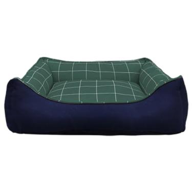Imagem de Cama caminha com ziper pequena para pet de pequeno porte - cachorros e gatos - Pet(Square verde)