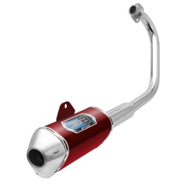 Imagem de Escapamento Moto Honda  Titan 125 ES 2000 À 2004 Pro Tork Mini 3 Curva