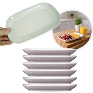 Imagem de Travessa Plástica 20cm Melamina Restaurante Servir Sobremesa Furtas Entradas Petiscos (6)