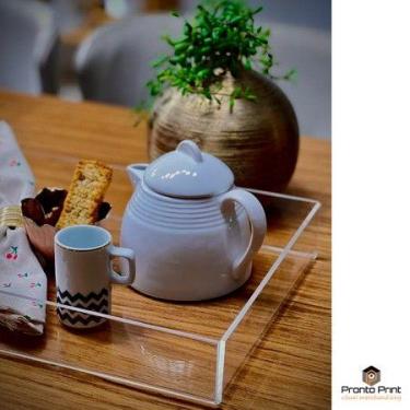 Imagem de Bandeja Organizadora em Acrílico Cristal 3mm (40cm x 30cm x 5cm) - PRO