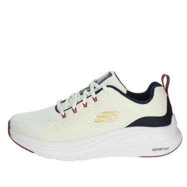 Imagem de Skechers Oxford masculino de espuma de vapor, Branco/azul marinho/vermelho, 39