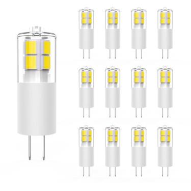 Imagem de Lâmpada LED GOHDLAMP G4 12V 3W 6000K Daylight White (pacote com 12)