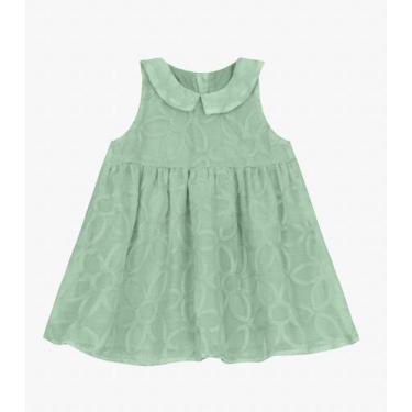 Imagem de Vestido Infantil em Poly e Viscose Trick Nick Verde, M, Verde