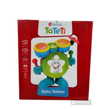 Imagem de Brinquedo Bateria Infantil Baby Batera c/ Luz e Som - TaTeTi