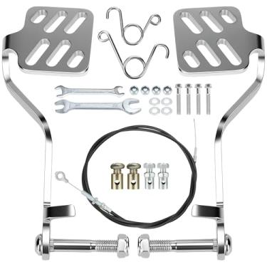 Imagem de CILOYU Kit de pedais Go Kart com pedal de freio Pedal do acelerador para Yerf Dog Manco Kandi Carter Azusa Racing Go Kart Cart Parts and Accessorise Predator 212 196cc 6,5hp com cabo de acelerador Go