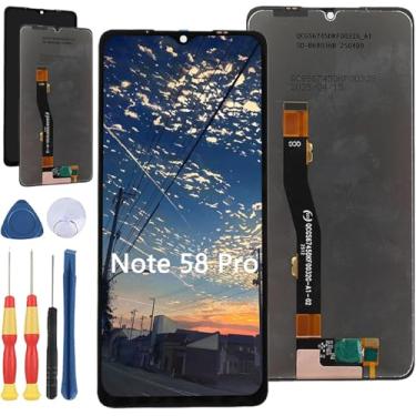 Imagem de Yuxyiony Nova tela de substituição para Doogee Note 58 Pro tela de reparo de tela LCD e acessórios de ferramenta de substituição