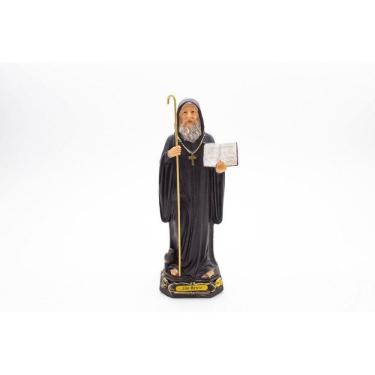 Imagem de Imagem São Bento Importada Resina 20 Cm