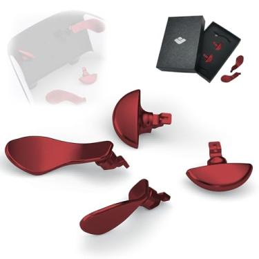 Imagem de KD.FLY Metal Back Paddles Para Controle Ps5 Edge, 4 Botões, Peças De Reposição, Acessórios, Jogo Dual Sense, Sem Fio, Vermelho