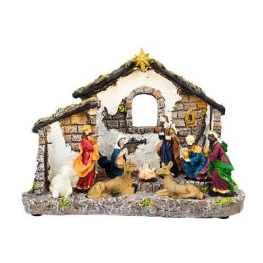 Imagem de Presépio 20cm - Enfeite resina - Taimes