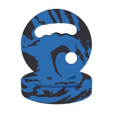 Imagem de rockible Discos de exercícios aquáticos de espuma EVA para prancha de natação, resistência para exercícios aquáticos em piscinas, Azul Preto