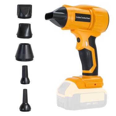 Imagem de Soprador de folhas sem fio 2025 para bateria DEWALT 20V, soprador de folhas portátil de velocidade variável, sopradores de folhas elétricos pequenos para cuidados com o gramado, limpeza de pátio