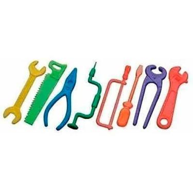 Imagem de Kit 50 Mini Ferramentas Brinquedo Infantil Lembrancinha - VENDEU BEM