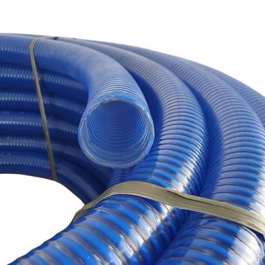 Imagem de Mangueira Duto Sucção Azul Caminhão Pipa poço Agua 80 PSI 3/4 Polegada