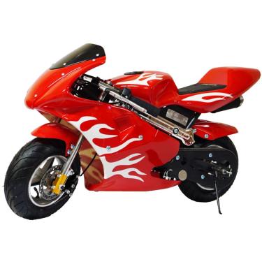 Imagem de Mini Moto Infantil Gasolina 2 Tempos 49CC Speed Ninja GP Esportiva Bike Importway WVPR-204