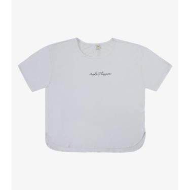 Imagem de Blusa Mullet Feminina Rovitex Branco, G, Branco