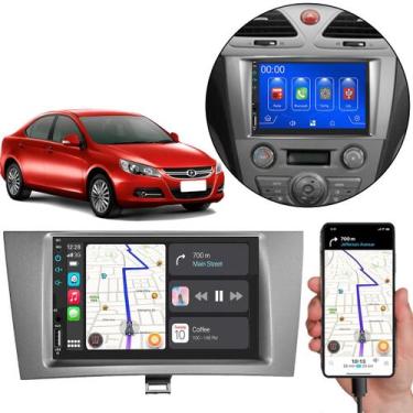 Imagem de Kit Multimídia Carplay Jac J5 2012-2014 7 Pol MP5 Touch-screen + Câmer