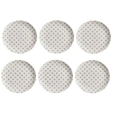 Imagem de Conjunto De Pratos Rasos 06 Peças Coup Grêta Porto Brasil