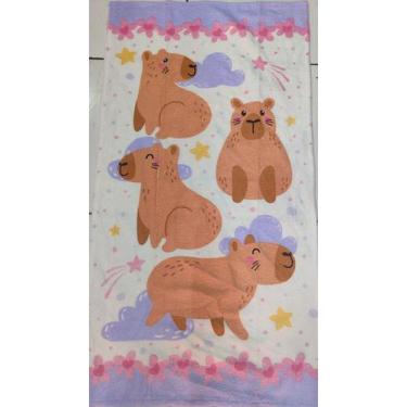 Imagem de Toalha De Banho Infantil Estampa Da Capivara Personagens - Lepper