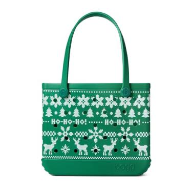 Imagem de BOGG BAG - Bolsa média - suéter feio, verde - 38 cm C x 12,7 cm L x 32,7 cm A - praia, piscina, barco, trabalho, esportes - EVA multiuso - leve, lavável, durável