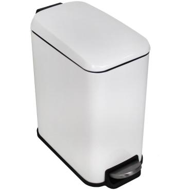 Imagem de Lixeira De Pia Banheiro 5L Com Pedal E Balde Plástico
