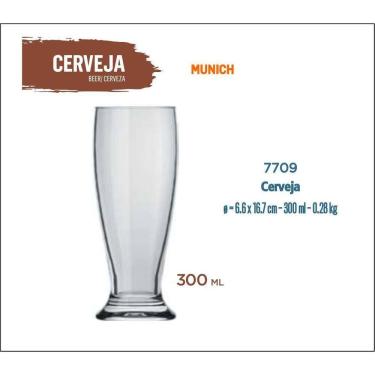 Imagem de 24 Copos Cerveja Munich 300Ml-Artesanal-Pilsen-Premium-Ipa
