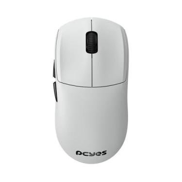 Imagem de Mouse Gamer Wireless Pcyes Fenner White Ghost 26000Dpi Pooling Rate 8K
