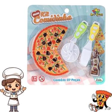 Imagem de Comidinha Pizza com Acessórios ZB1272 - Art Brink