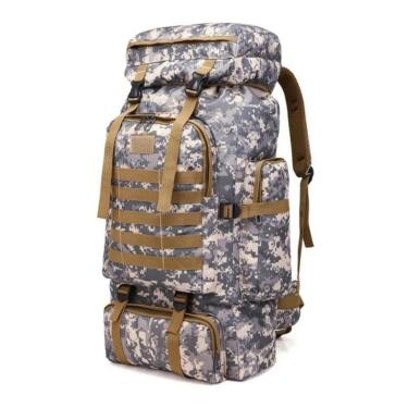 Imagem de Mochila Tactica Camping Trekking Hiking 80L M18 - Coyote