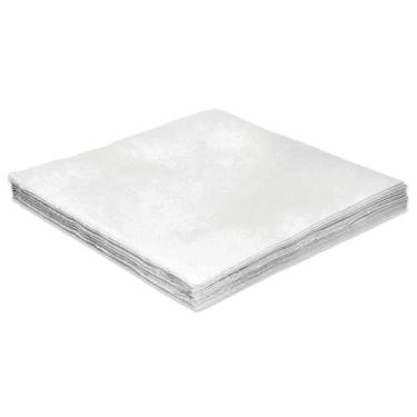 Imagem de Guardanapo De Papel Colorido 24Cm Folha Dupla Prata Festas Branco 20 Unidades