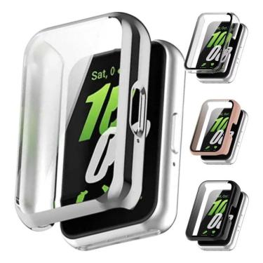 Imagem de Capa Case Para Samsung Galaxy Fit 3 Bumper Vidro Anti- Branc