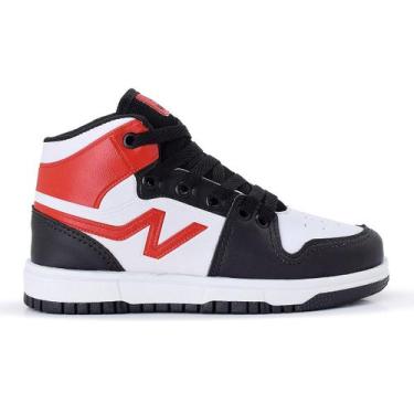 Imagem de Tênis Infantil Casual Masculino Cano Baixo Escolar Nippos - LUKYS CALÇ