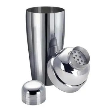 Imagem de Coqueteleira Inox 750ml Profissional para Drinks e Coquetéis Bartender Bar Doméstico e Comercial