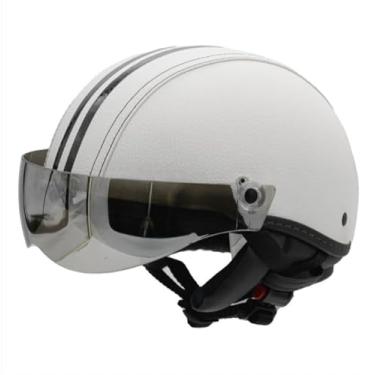 Imagem de Capacete Scooter Elétrica de Bike Skate Viseira Silver(Branco,P - VESTE 55/56)