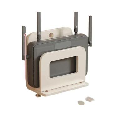 Imagem de Suporte De Parede Ajustável Para Roteador WiFi, Modem, Caixa De TV, Re