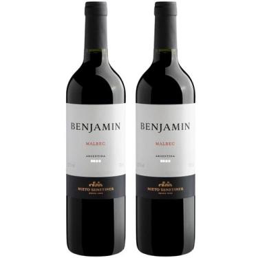 Imagem de Kit 2 Vinhos Tinto Benjamin Nieto Senetiner Malbec Argentino 750ml