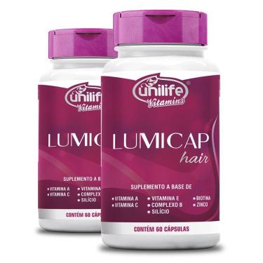 Imagem de Kit 2 Lumicap Hair Unilife 60 Cápsulas